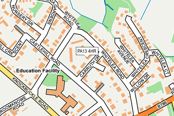 PA13 4HR map - OS OpenMap – Local (Ordnance Survey)
