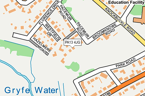 PA13 4JG map - OS OpenMap – Local (Ordnance Survey)