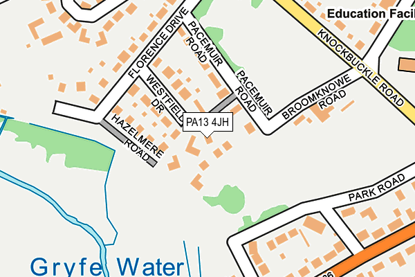PA13 4JH map - OS OpenMap – Local (Ordnance Survey)