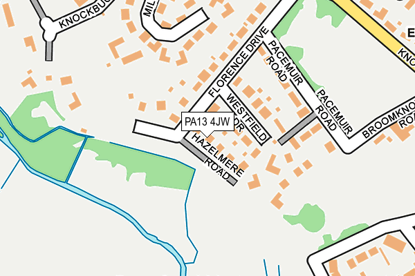 PA13 4JW map - OS OpenMap – Local (Ordnance Survey)