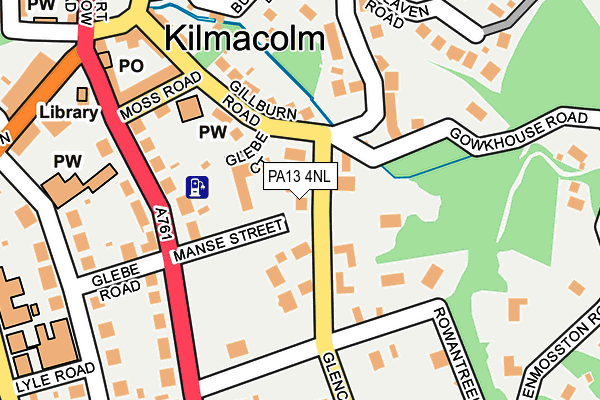 PA13 4NL map - OS OpenMap – Local (Ordnance Survey)
