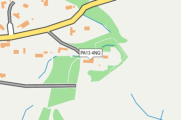PA13 4NQ map - OS OpenMap – Local (Ordnance Survey)