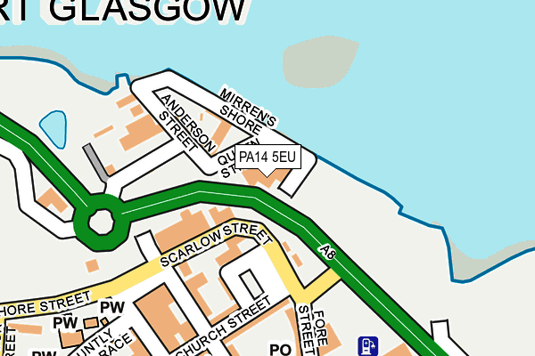 PA14 5EU map - OS OpenMap – Local (Ordnance Survey)