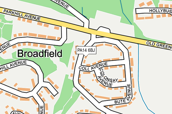 Map of WP LANDSCAPE LIMITED at local scale