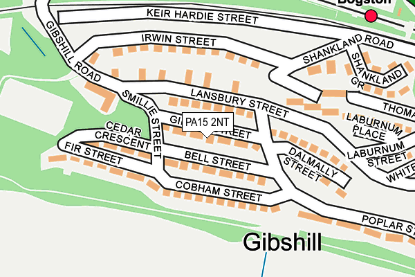 Map of BRAW NAILS BY BETH LTD at local scale