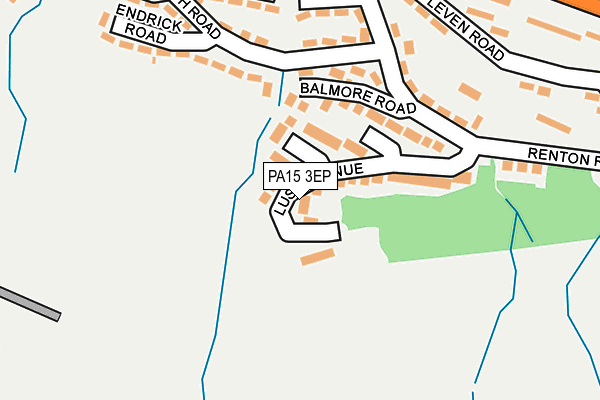PA15 3EP map - OS OpenMap – Local (Ordnance Survey)