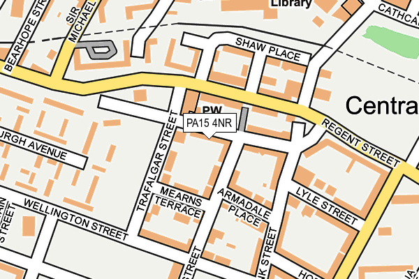 PA15 4NR map - OS OpenMap – Local (Ordnance Survey)