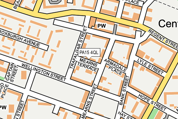 PA15 4QL map - OS OpenMap – Local (Ordnance Survey)