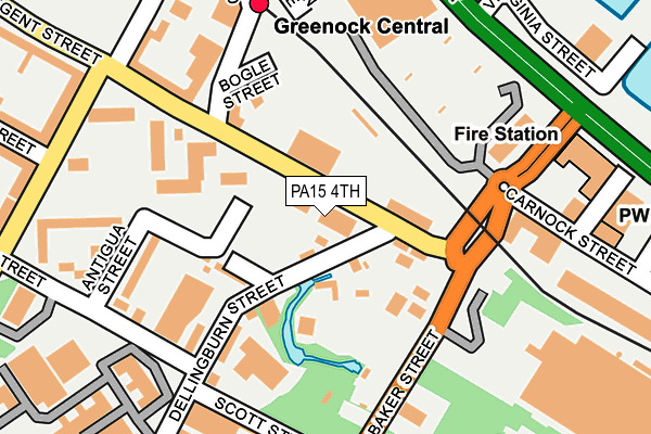 PA15 4TH map - OS OpenMap – Local (Ordnance Survey)