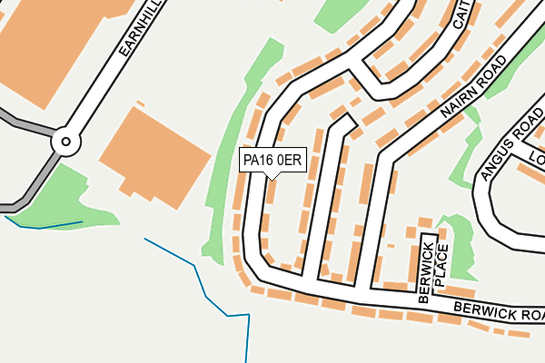 PA16 0ER map - OS OpenMap – Local (Ordnance Survey)