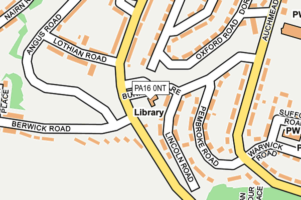 PA16 0NT map - OS OpenMap – Local (Ordnance Survey)