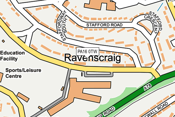 Map of GREENHILL FAST FOOD LTD at local scale