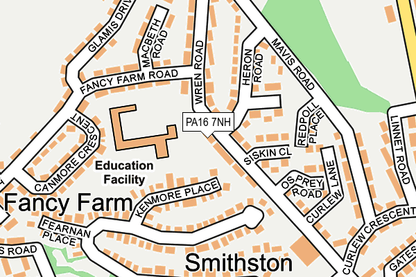 Map of EVOLUTION FITNESS & ATHLETICS LTD at local scale