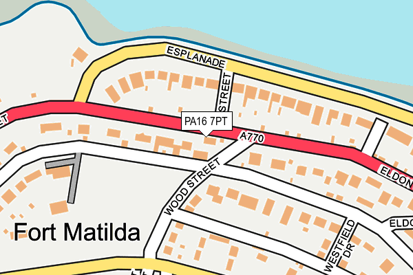 PA16 7PT map - OS OpenMap – Local (Ordnance Survey)