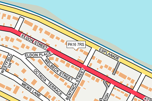 PA16 7RS map - OS OpenMap – Local (Ordnance Survey)