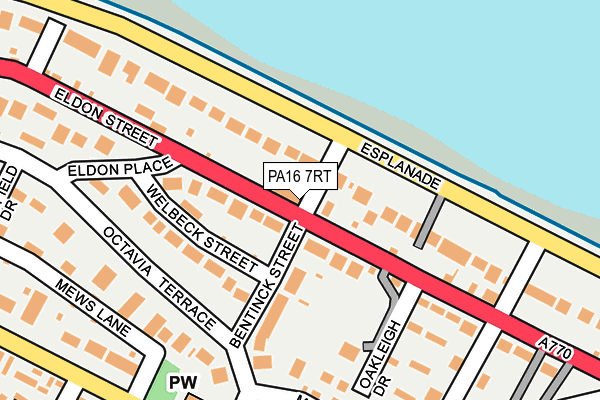 PA16 7RT map - OS OpenMap – Local (Ordnance Survey)