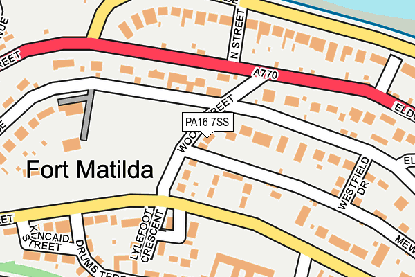 PA16 7SS map - OS OpenMap – Local (Ordnance Survey)