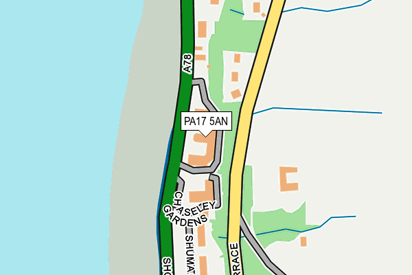 PA17 5AN map - OS OpenMap – Local (Ordnance Survey)