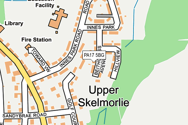 PA17 5BG map - OS OpenMap – Local (Ordnance Survey)