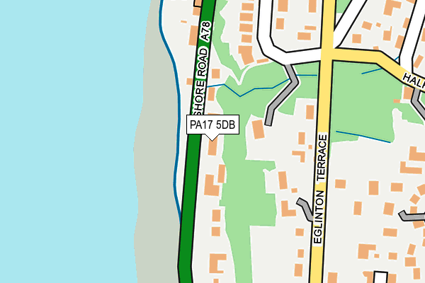 PA17 5DB map - OS OpenMap – Local (Ordnance Survey)