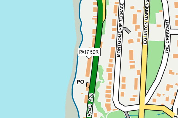PA17 5DR map - OS OpenMap – Local (Ordnance Survey)