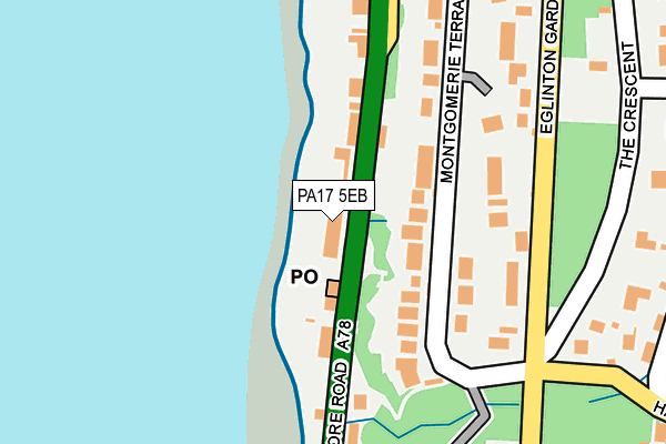 PA17 5EB map - OS OpenMap – Local (Ordnance Survey)