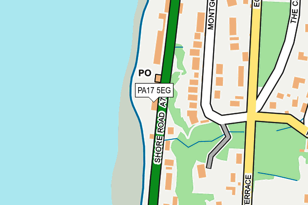 PA17 5EG map - OS OpenMap – Local (Ordnance Survey)