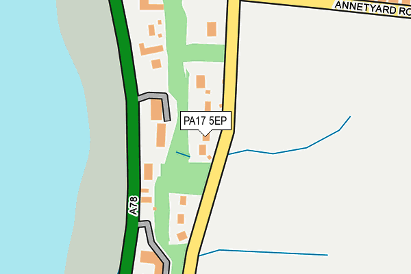 PA17 5EP map - OS OpenMap – Local (Ordnance Survey)