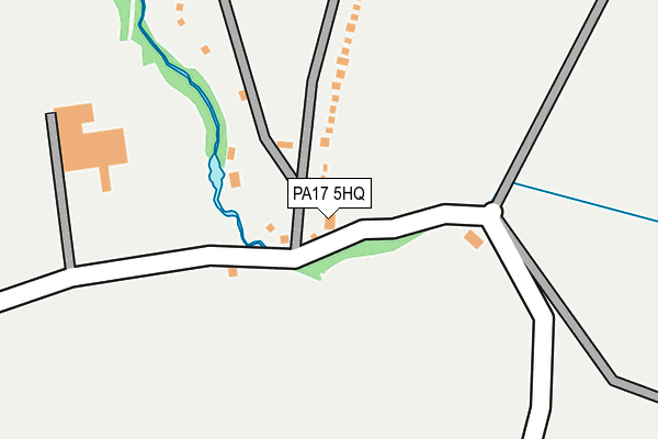 PA17 5HQ map - OS OpenMap – Local (Ordnance Survey)