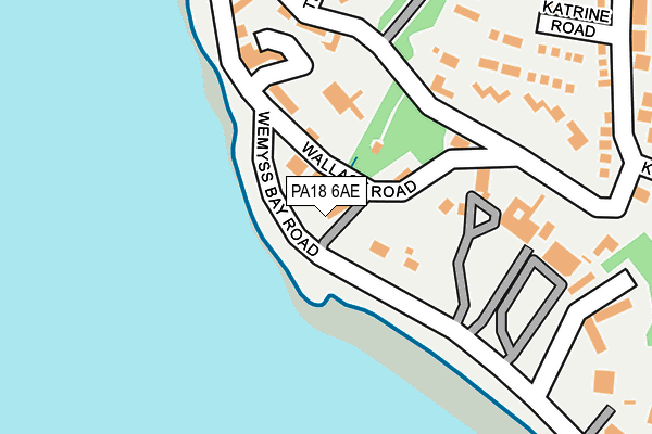 PA18 6AE map - OS OpenMap – Local (Ordnance Survey)