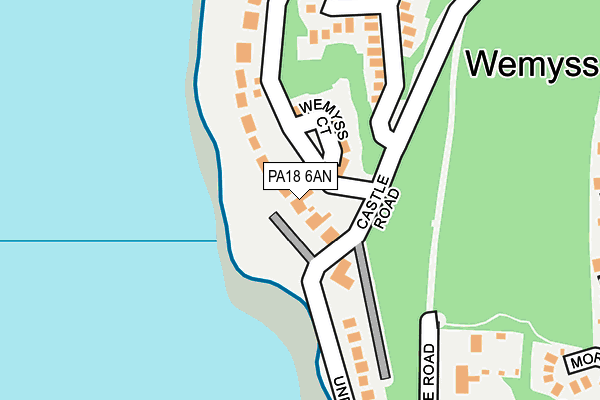 PA18 6AN map - OS OpenMap – Local (Ordnance Survey)