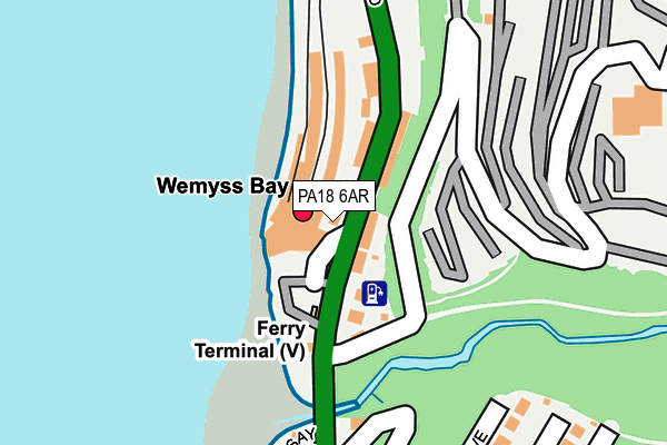 Map of MACARI'S (WEMYSS BAY) LIMITED at local scale