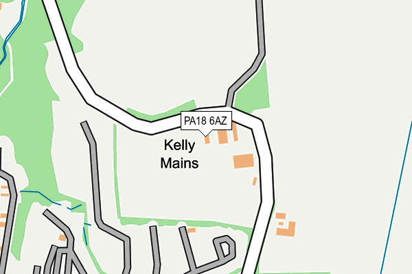 PA18 6AZ map - OS OpenMap – Local (Ordnance Survey)