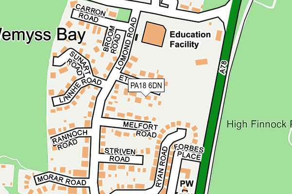 Map of BISSETT ELECTRICAL LIMITED at local scale