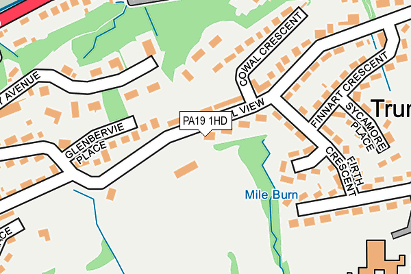 PA19 1HD map - OS OpenMap – Local (Ordnance Survey)