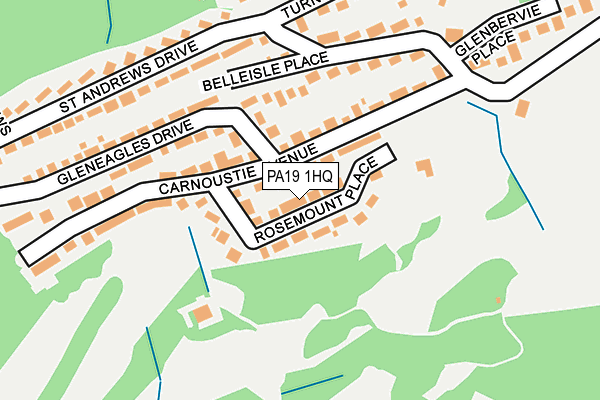PA19 1HQ map - OS OpenMap – Local (Ordnance Survey)