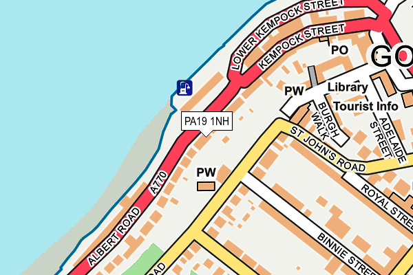 PA19 1NH map - OS OpenMap – Local (Ordnance Survey)
