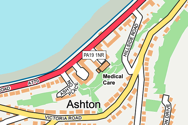 Map of ASHBURN CONSULTING LTD at local scale