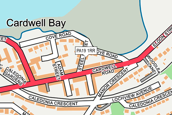 PA19 1RR map - OS OpenMap – Local (Ordnance Survey)