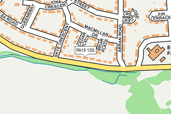 PA19 1SS map - OS OpenMap – Local (Ordnance Survey)