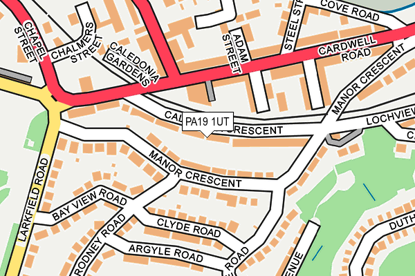 PA19 1UT map - OS OpenMap – Local (Ordnance Survey)