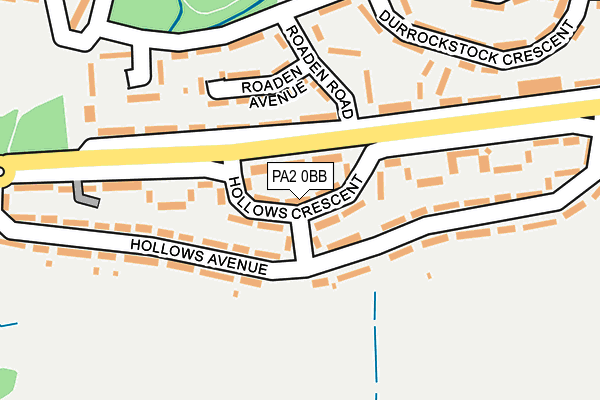 PA2 0BB map - OS OpenMap – Local (Ordnance Survey)