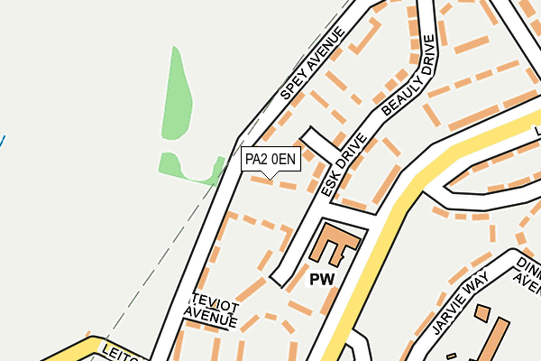 PA2 0EN map - OS OpenMap – Local (Ordnance Survey)