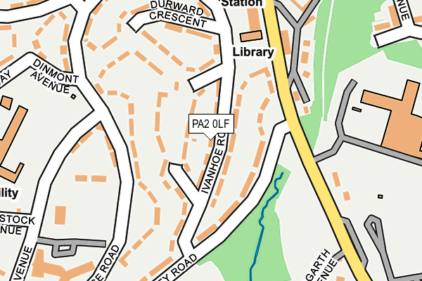 PA2 0LF map - OS OpenMap – Local (Ordnance Survey)