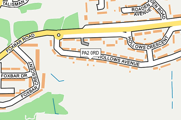 PA2 0RD map - OS OpenMap – Local (Ordnance Survey)