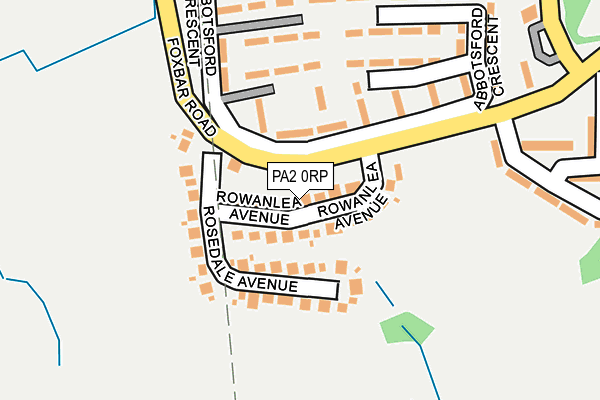 PA2 0RP map - OS OpenMap – Local (Ordnance Survey)