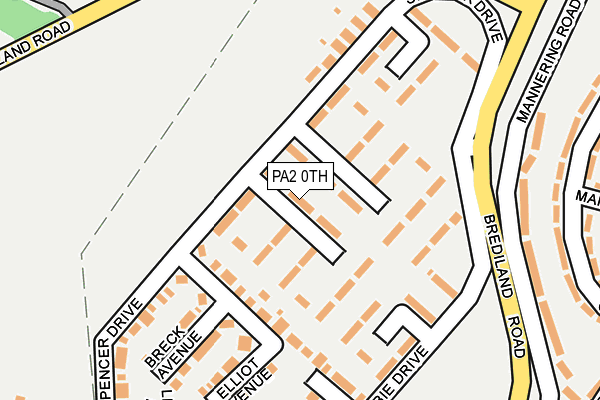 PA2 0TH map - OS OpenMap – Local (Ordnance Survey)