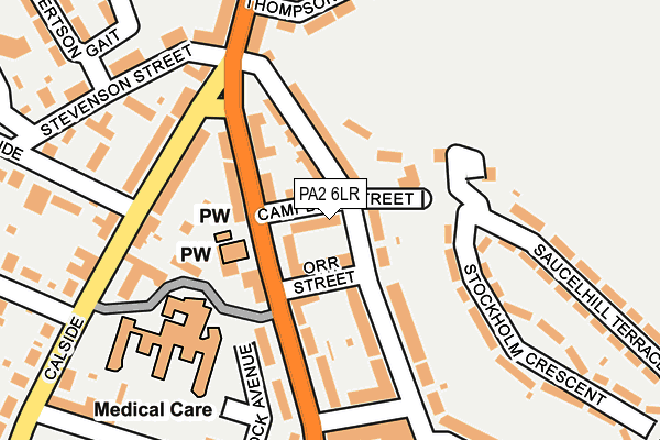 PA2 6LR map - OS OpenMap – Local (Ordnance Survey)