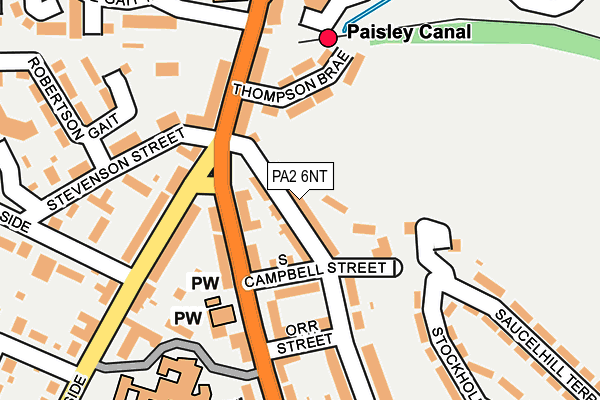 PA2 6NT map - OS OpenMap – Local (Ordnance Survey)