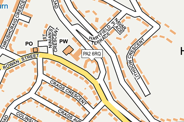 PA2 6RQ map - OS OpenMap – Local (Ordnance Survey)